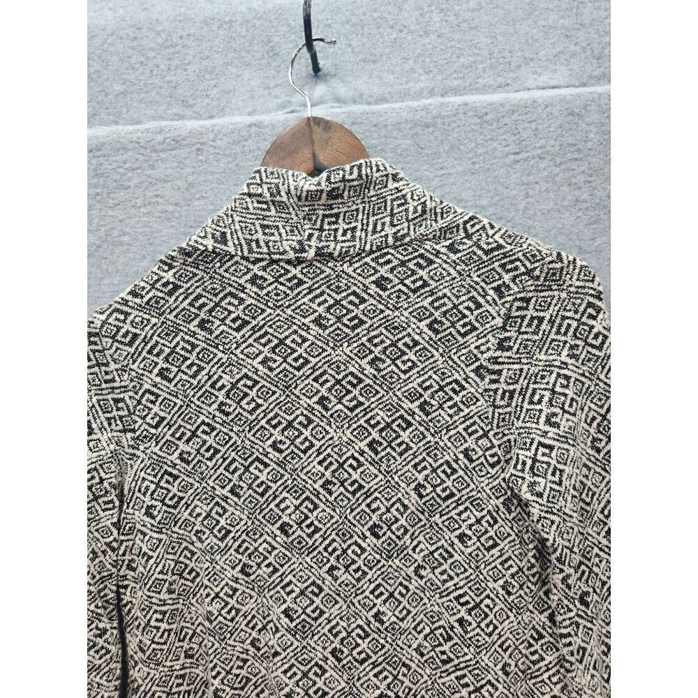 Bobeau Womens Geometric Pattern Open Front Cardigan Sweater - Size S - Picture 5 of 5